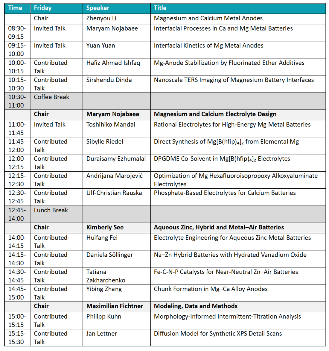 Agenda