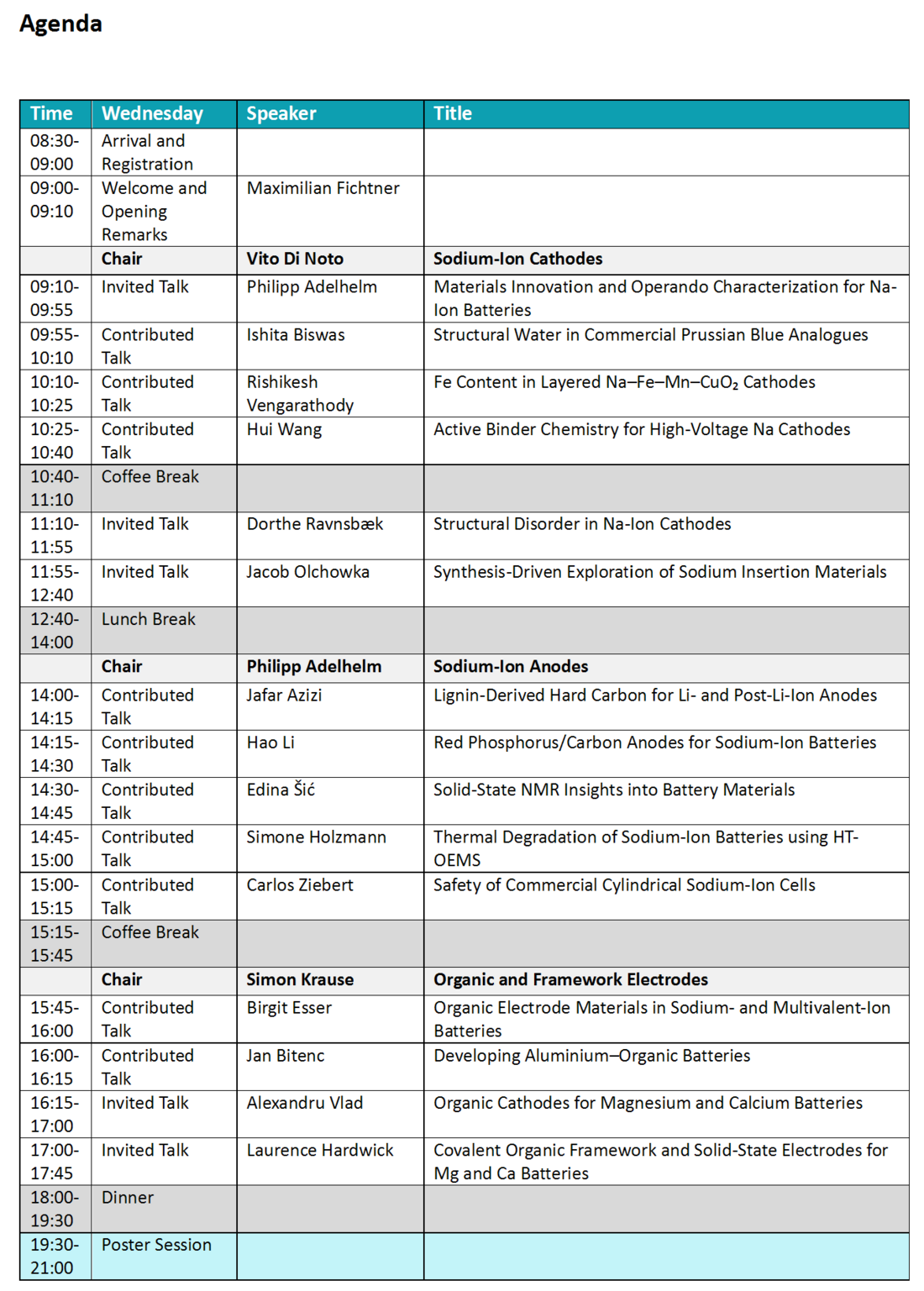 Agenda 3