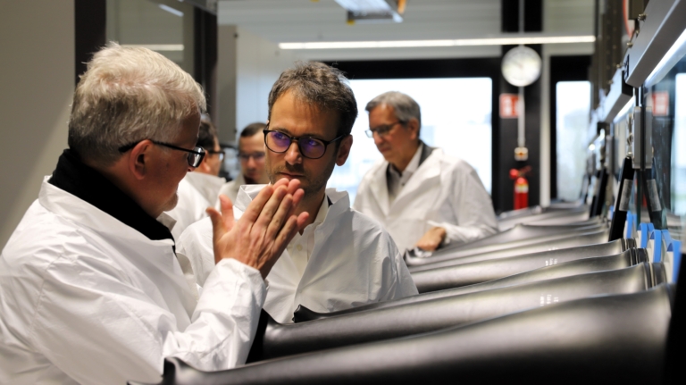 Landesrat Daniel Zadra visits POLiS in Ulm