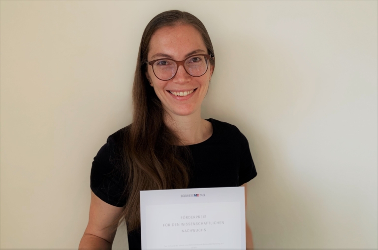 Janna Hofmann receives Südwestmetall Award