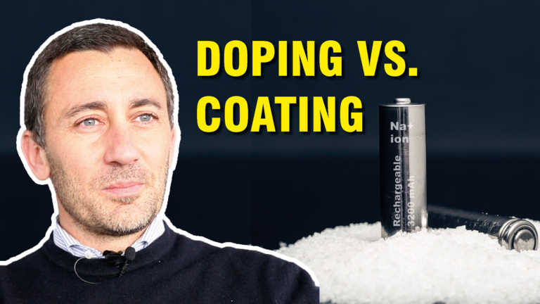 Video: Sodium-Ion Battery – P2-Na0.67Mn0.75Ni0.25O2: Doping vs. Coating